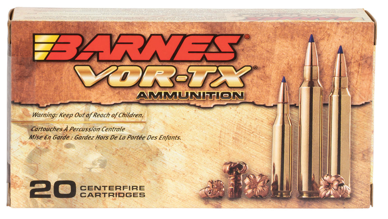 Barnes Bullets 30815 VOR-TX  6.5 Creedmoor 120 gr Tipped TSX Boat-Tail 20 Per Box/10 Cs