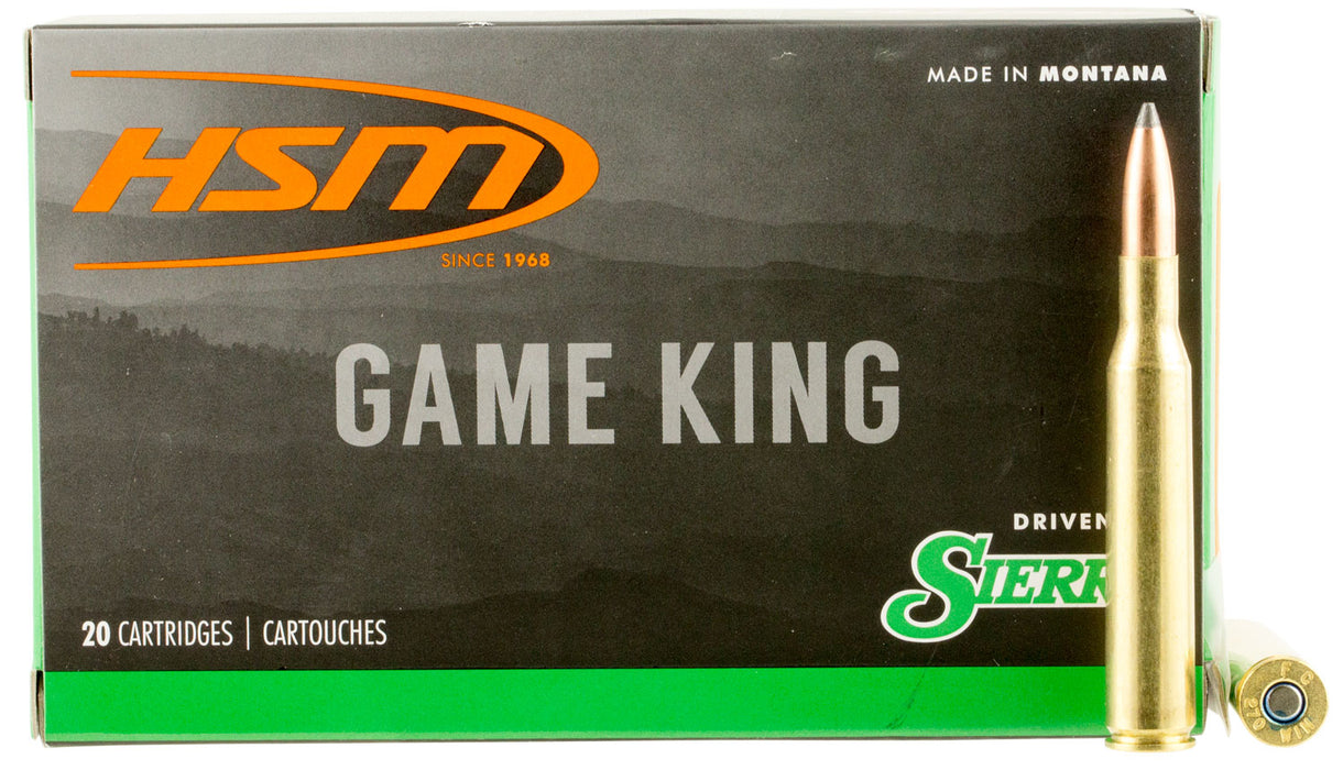 HSM 27013N Game King  270 Win 150 gr Sierra GameKing Spitzer Boat-Tail (SGSBT) 20 Bx/20 Cs
