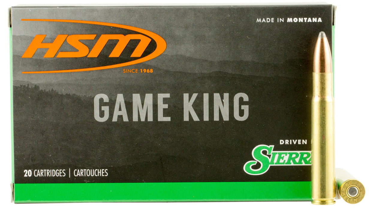HSM 35WHELEN1N Game King  35 Whelen 225 gr Sierra GameKing Spitzer Boat-Tail (SGSBT) 20 Per Box/20 Cs