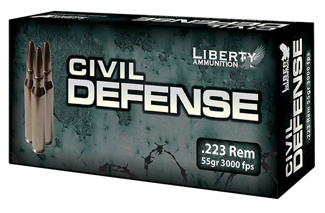 Liberty Ammunition LACD223019 Silverado  223 Rem 55 gr Hollow Point Boat-Tail (HPBT) 20 Per Box/50 Cs