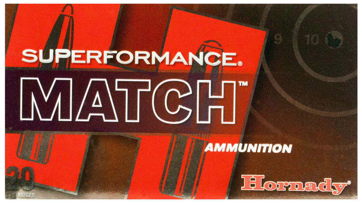 Hornady 80963 Superformance Match  308 Win 168 gr Extremely Low Drag-Match 20 Bx/ 10 Cs