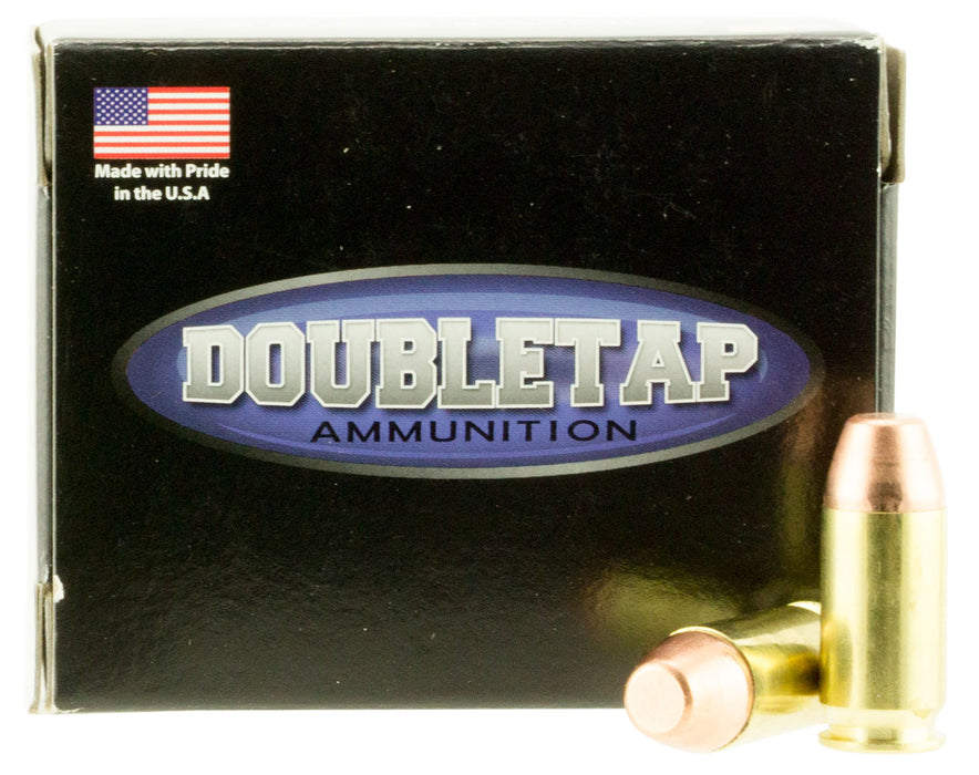 DoubleTap Ammunition 45A230FP Hunter  45 ACP 230 gr 1000 fps Full Metal Jacket Flat Point (FMJFP) 20 Bx/50 Cs