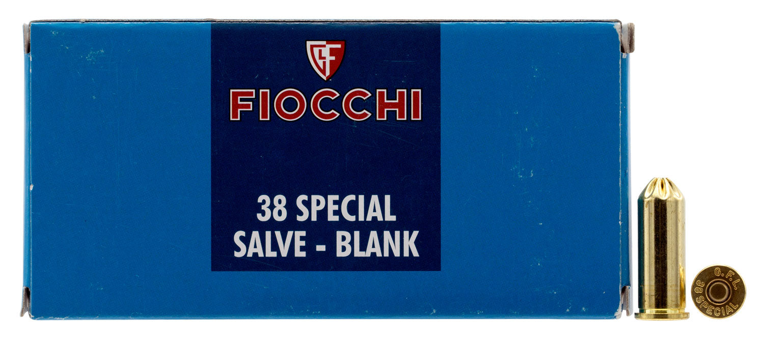 Fiocchi 38BLANK Pistol Blank 38Special 50 Per Box/20 Case