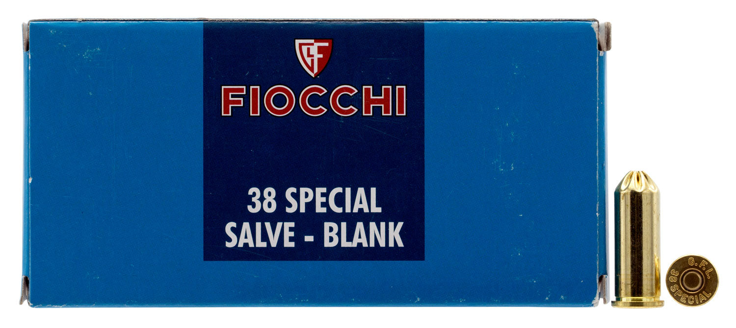 Fiocchi 38BLANK Pistol  38 S&W Spl 50 Bx/ 20 Cs