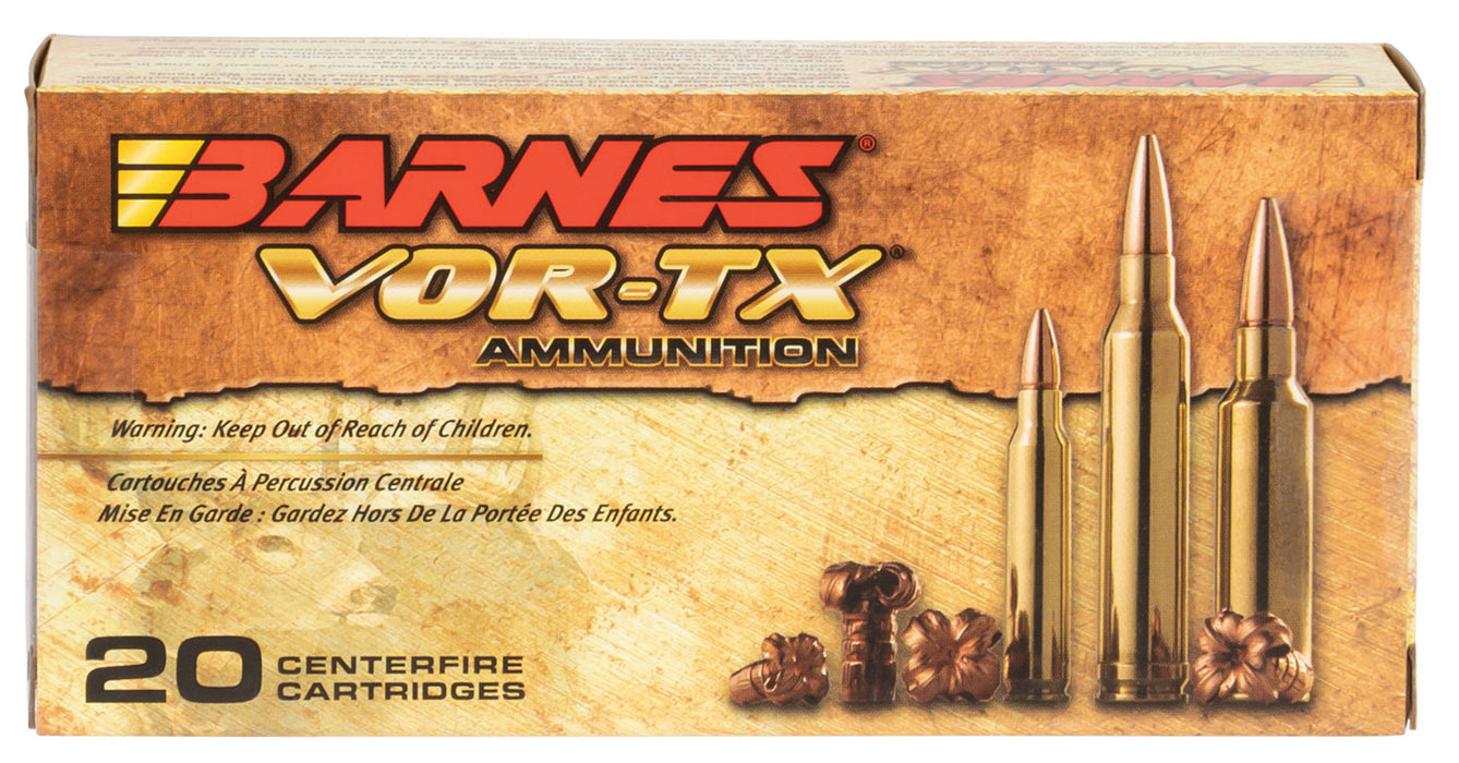 Barnes Bullets 31190 VOR-TX  5.56x45mm NATO 62 gr TSX Boat-Tail 20 Per Box/10 Cs