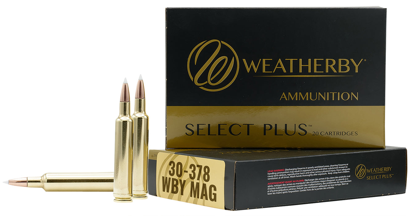 Weatherby N303180ACB Select Plus  30-378 Wthby Mag 180 gr 3420 fps Winchester AccuBond CT 20 Bx/10 Cs
