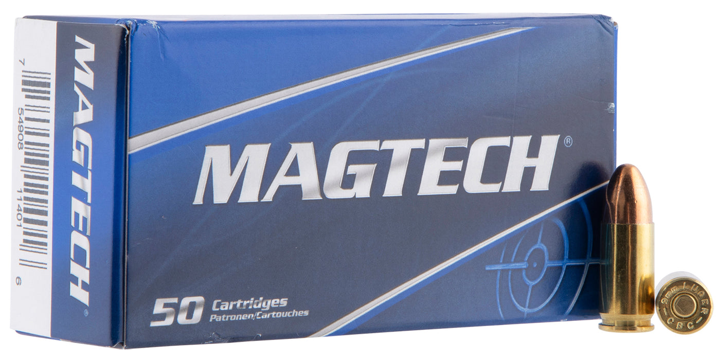 Magtech 9A Range/Training  9mm Luger 115 gr Full Metal Jacket (FMJ) 50 Per Box/20 Cs
