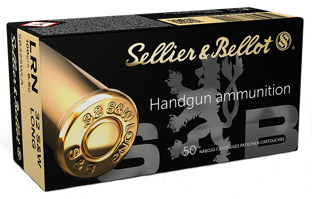 Sellier & Bellot SB32SWLA Handgun  32S&WLong 100gr Lead Round Nose 50 Per Box/30 Case