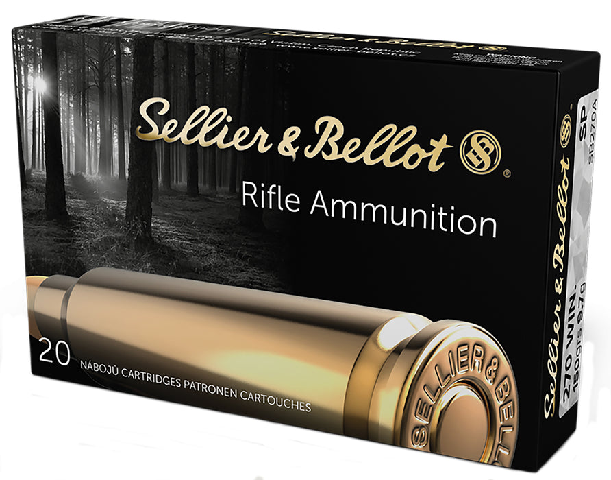 Sellier & Bellot SB270A Rifle  270 Win 150 gr 2641 fps Soft Point (SP) 20 Bx/20 Cs