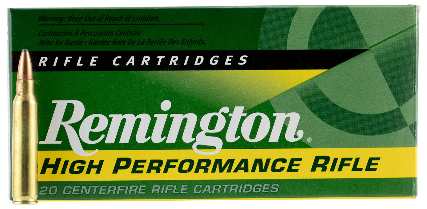 Remington Ammunition 28399 High Performance  223 Rem 55 gr 3240 fps Pointed Soft Point (PSP) 20 Bx/10 Cs