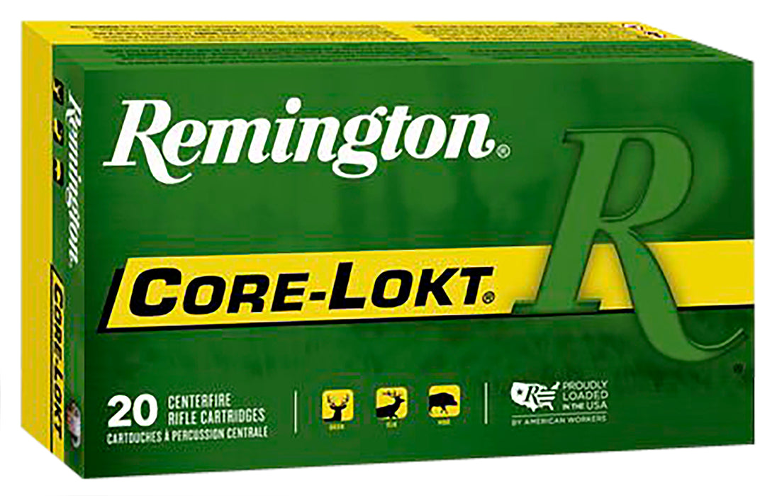 Remington Ammunition 21507 Core-Lokt  25-06 Rem 100 gr 3230 fps Pointed Soft Point Core-Lokt (PSPCL) 20 Bx/10 Cs