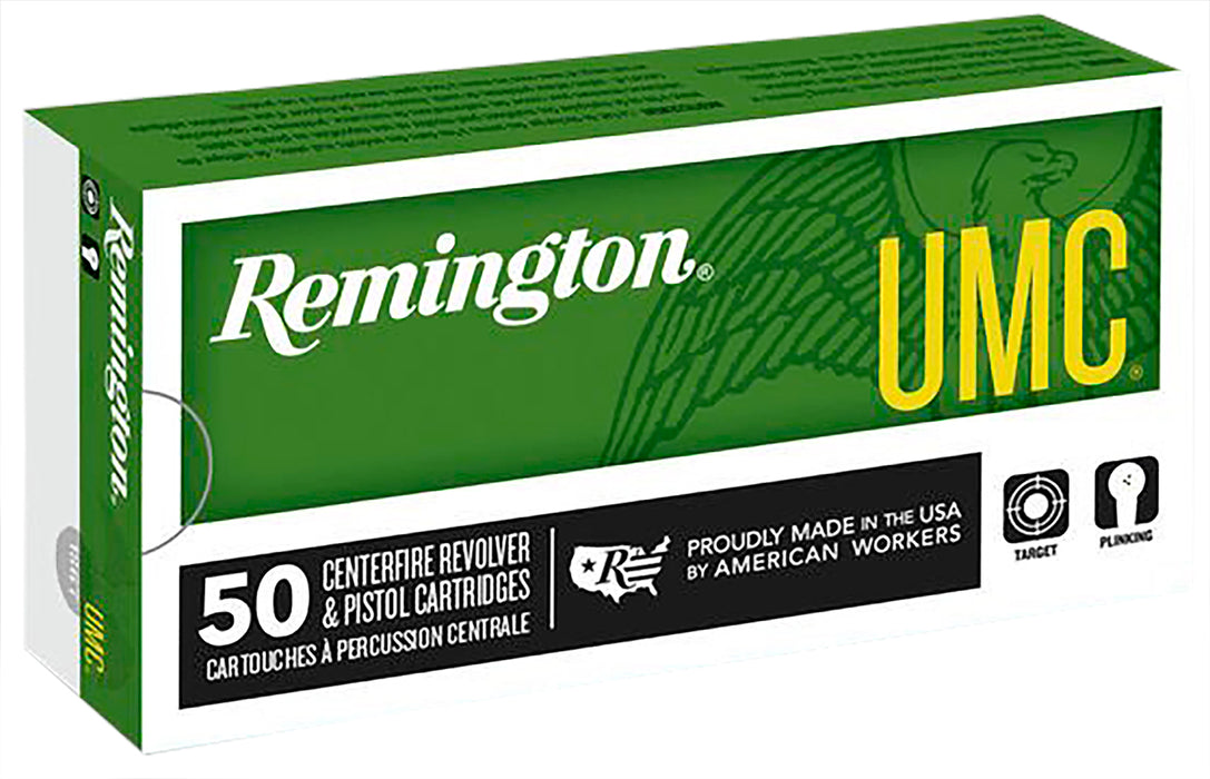 Remington Ammunition 23738 UMC  357 Mag 125 gr 1450 fps Jacketed Soft Point (JSP) 50 Bx/10 Cs