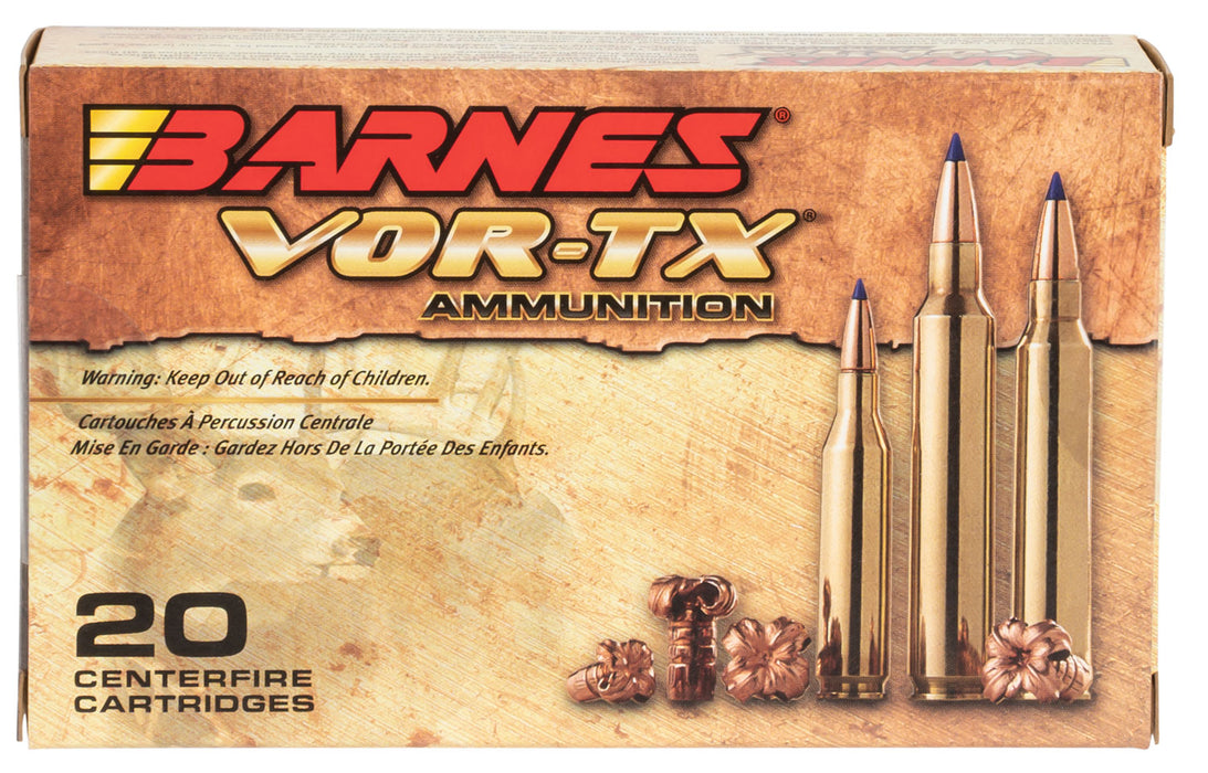 Barnes Bullets 21524 VOR-TX  270 Win 130 gr 3140 fps Tipped TSX Boat-Tail 20 Bx/10 Cs