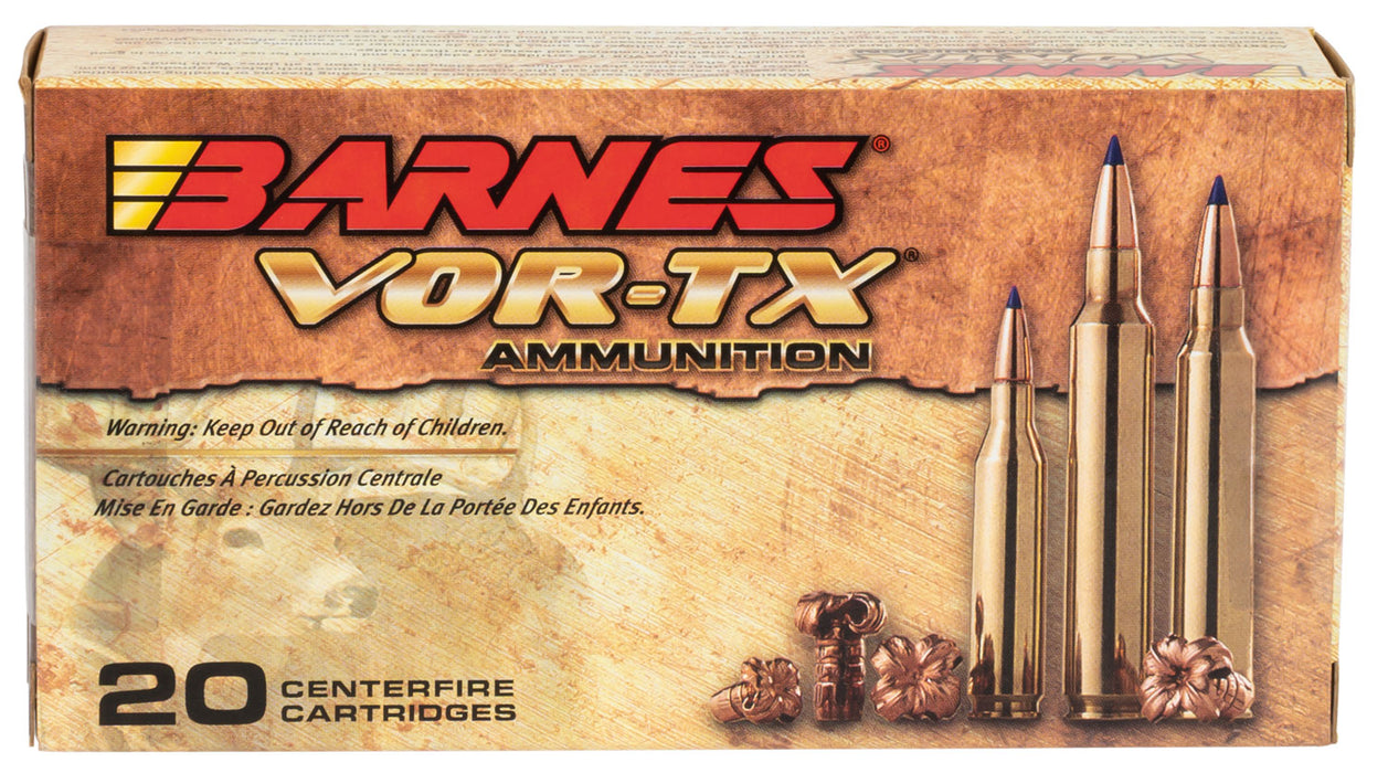 Barnes Bullets 21541 VOR-TX  308 Win 168 gr 2700 fps Tipped TSX Boat-Tail 20 Bx/10 Cs