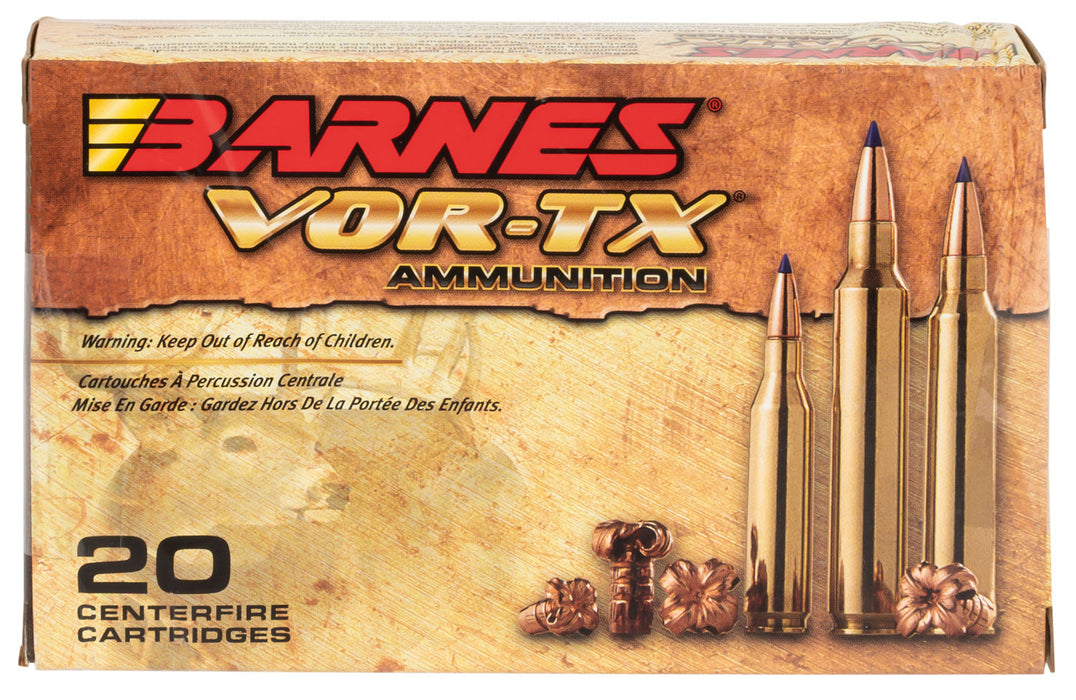 Barnes Bullets 21533 VOR-TX  30-06 Springfield 180 gr 2750 fps Tipped TSX Boat-Tail 20 Bx/10 Cs