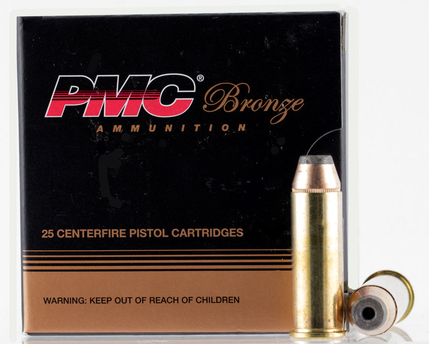 PMC 44B Bronze  44 Rem Mag 180 gr 1750 fps Jacketed Hollow Point (JHP) 25 Bx/20 Cs