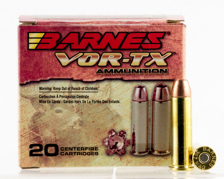 Barnes Bullets 21543 VOR-TX  357 Mag 140 gr Barnes VOR-TX XPB 20 Per Box/10 Cs