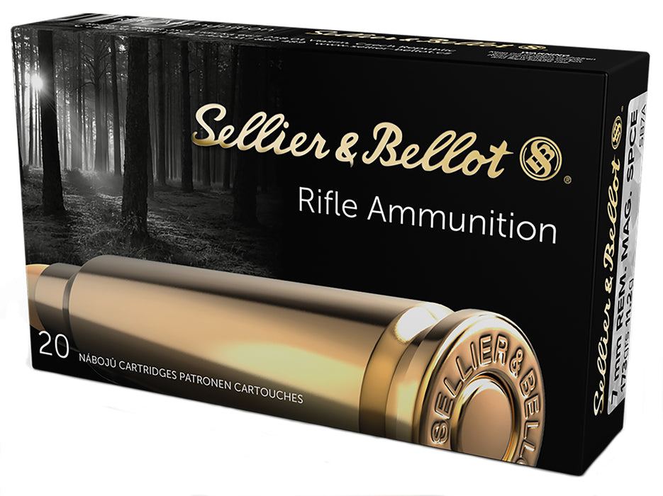 Sellier & Bellot SB7A Rifle  7mm Rem Mag 173 gr 2782 fps Soft Point Cut-Through Edge (SPCE) 20 Bx/20 Cs