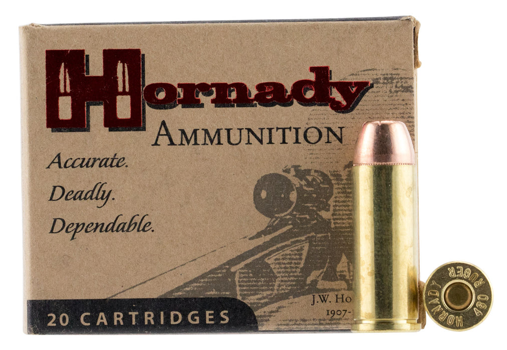 Hornady 9138 Custom  480Ruger 325gr Hornady XTP Mag 20 Per Box/10 Case