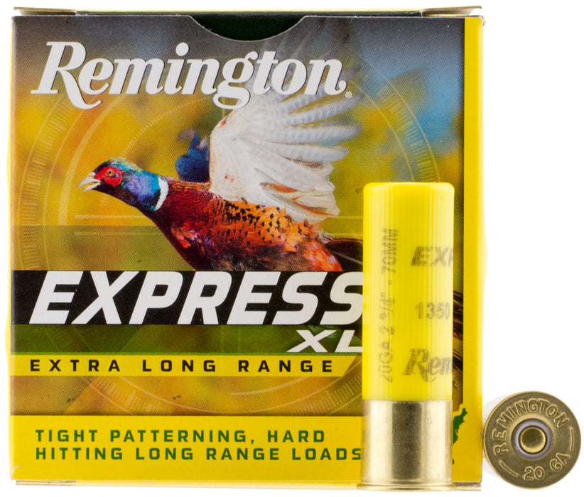 Remington Ammunition 20183 Express XLR  20 Gauge 2.75" 7/8 oz 1350 fps 7.5 Shot 25 Bx/10 Cs