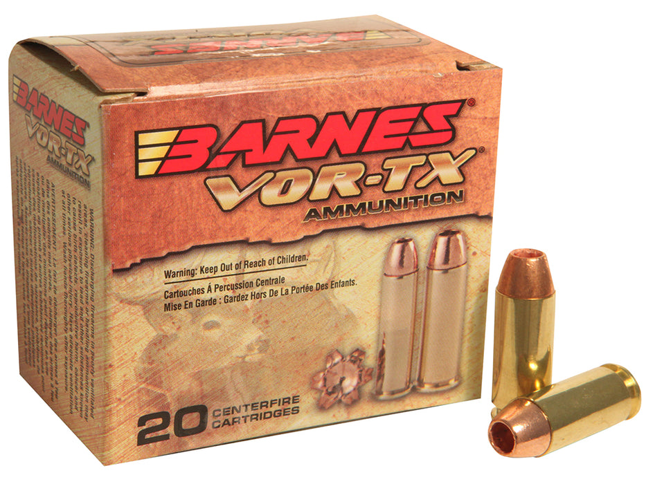 Barnes Bullets 31180 VOR-TX  10mm Auto 155 gr Barnes VOR-TX XPB 20 Per Box/10 Cs