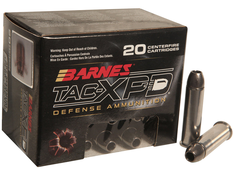 Barnes Bullets 21550 TAC-XPD Defense  357 Mag 125 gr 1200 fps TAC-XP 20 Bx/10 Cs
