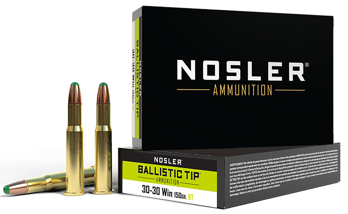 Nosler 40065 Ballistic Tip  30-30Win 150gr Round Nose Ballistic Tip 20 Per Box/10 Case