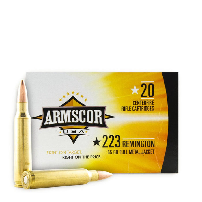 Armscor FAC2231N USA  223 Rem 55 gr Full Metal Jacket (FMJ) 20 Per Box/50 Cs